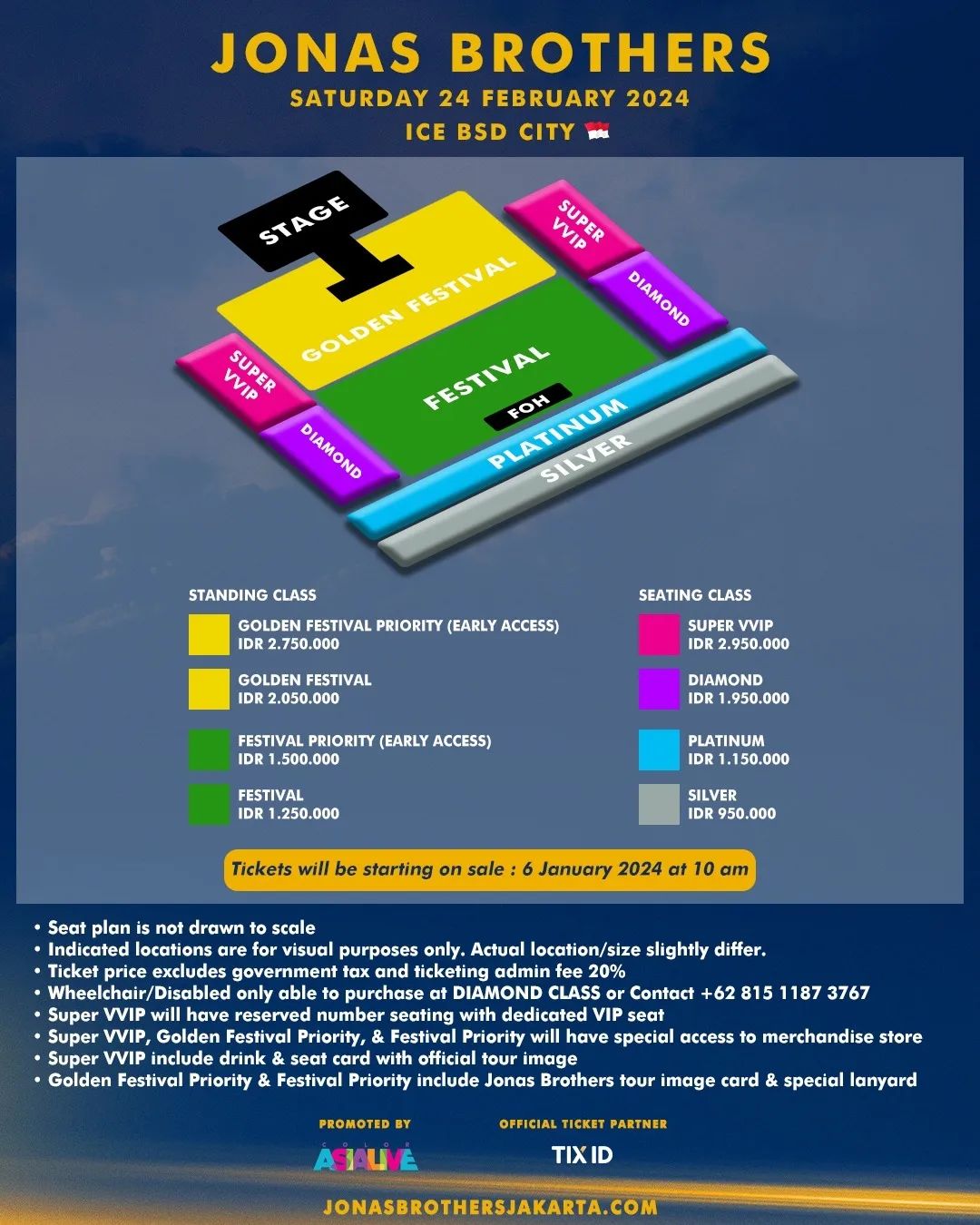 Harga Tiket dan Seatplan